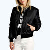 Zanzea 2017 Fashion Women Solid Celeb Bomber Long Sleeve Thin Jacket Coat Casual Stand Collar Slim Short Outerwear Plus Size