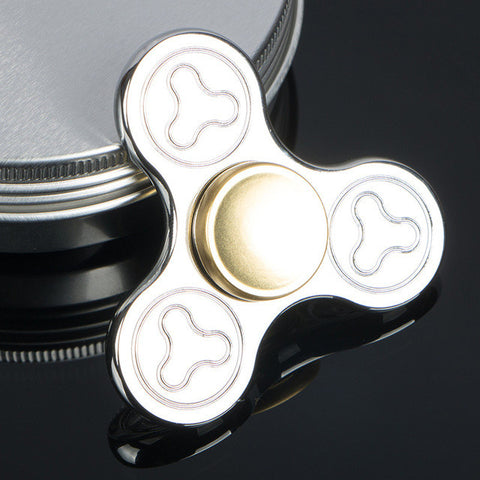 Tri Fidget Hand Spinner Metal Triangle Torqbar Zinc Alloy Puzzle Finger Toy EDC Focus Fidget Spinner ADHD Austim Super Fast Toy