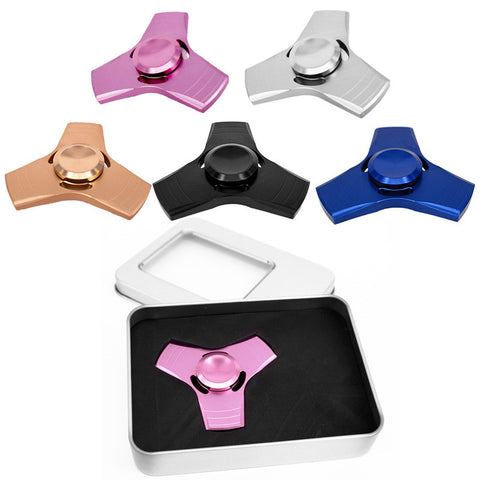 New Creative Fidget Spinner Hand Spinner Desk Anti Stress Finger Spin Spinning Top EDC Sensory Aluminum alloy Toy