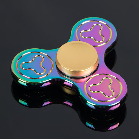 Tri Fidget Hand Spinner Metal Triangle Torqbar Zinc Alloy Puzzle Finger Toy EDC Focus Fidget Spinner ADHD Austim Super Fast Toy