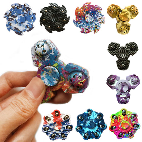 2017 New Tri-Spinner Fidget Toy EDC HandSpinner Anti Stress Reliever And ADAD Hand Spinners