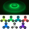 7 Colors Light In Dark Fidget Tri-Spinner For Autism and ADHD Hand Spinner Anti Stress Gift Toy 1-3 Mins Rotation