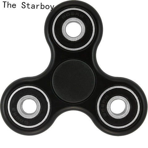 White/Black Finger Spinner Fidget Plastic EDC Hand Spinner For Autism and ADHD 15 Styles  Anxiety Stress Relief Focus Toys Gift