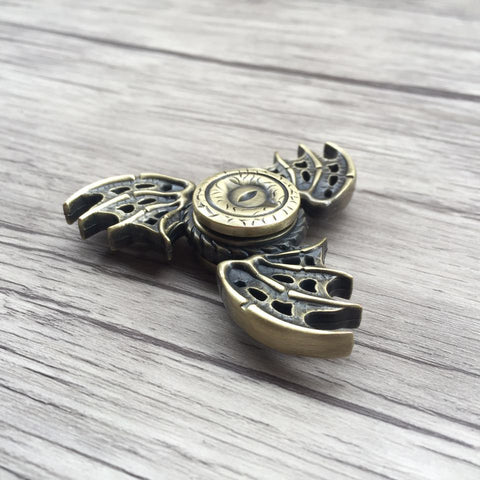 Freeshipping Dragon Eyes Fidget Toy Game of Thrones Hand Spinner Metal Finger Stress Spinner