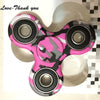 Love Thank you Fidget Spinner Metal Hands Spinner Plastictoys For Children Spinning Time 1.5-2.5 Minutes Fidget Spinner