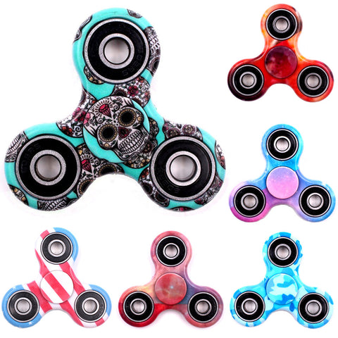 Hot Tri-Spinner Fidget Toy Plastic Stress Wheel EDC Anti-Stress Hand Spinner Handspinner For Autism and antistress,finger spiner