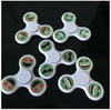 1pcs  Tri-Spinner Fidget Toy Plastic EDC Hand Spinner For Autism and ADHD Gift free shipping
