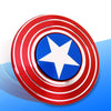 Fidget Spinner Captain America shield