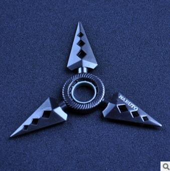 A Toy A Dream Naruto Shuriken Turn darts Fidgeted Cube Spinner Toys Rotary Tri-spinner Shuriken Dragon Blade Sword in Hand