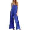 jumpsuit Womens 2017 Sexy V-neck Long Jumpsuits Sleeveless Women Lady Loose Rompers 2017 Summer outfits playsuit Overalls
