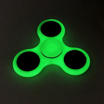 luminous EDC Hand Spinner Fidget for Autism and antistress Tri-Spinner Anti-Stress 8 Kinds of Color ,Spiner Of Funny toys