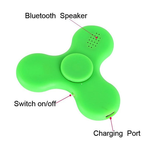 LED MINI Bluetooth Speaker Fidget Spinner