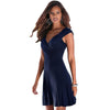 2017 Newest Fashion Womens Dress Summer Sleeveless Sexy Backless Mini Dress Women Summer Beach Dress Tunique Temme #LSIN