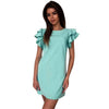 New Arrival Dress Womens Summer Dresses Butterfly Sleeve A Line Ladies Party Evening Short Mini Dress