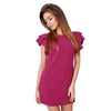New Arrival Dress Womens Summer Dresses Butterfly Sleeve A Line Ladies Party Evening Short Mini Dress