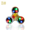 Shake Light Fidget Hand Spinner Colorful Lighting For Autism and ADHD Finger Spinner Anti Stress Gift Toy