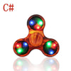 Shake Light Fidget Hand Spinner Colorful Lighting For Autism and ADHD Finger Spinner Anti Stress Gift Toy