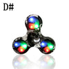 Shake Light Fidget Hand Spinner Colorful Lighting For Autism and ADHD Finger Spinner Anti Stress Gift Toy