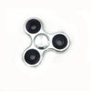 Tri-Spinner Fidget Toy Brushed plating aluminum alloy EDC Hand Spinner For Autism and  Rotation Time Long Anti Stress Toys