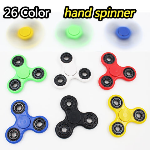 Fidget Spinner Finger ABS EDC Hand Spinner Tri For Kids Autism ADHD 26 Styles Anxiety Stress Relief Focus Handspinner Toys Gift