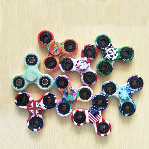 Multi Color Triangle Gyro Finger Spinner Fidget Plastic EDC Hand For Autism/ADHD Anxiety Stress Relief Focus Toys Gift 15 Styles