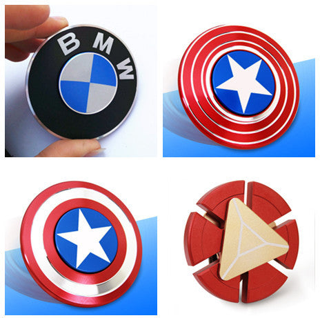 Fidget Spinner Captain America shield