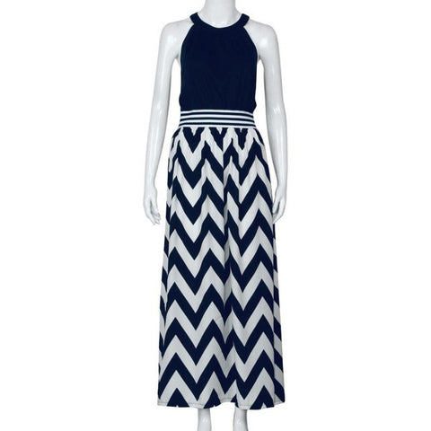 Fashion Sundress Women Dress 2016 New Sexy Summer Long Maxi BOHO Evening Party Stripe Beach Dresses