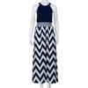 Fashion Sundress Women Dress 2016 New Sexy Summer Long Maxi BOHO Evening Party Stripe Beach Dresses