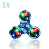 Shake Light Fidget Hand Spinner Colorful Lighting For Autism and ADHD Finger Spinner Anti Stress Gift Toy