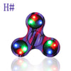 Shake Light Fidget Hand Spinner Colorful Lighting For Autism and ADHD Finger Spinner Anti Stress Gift Toy